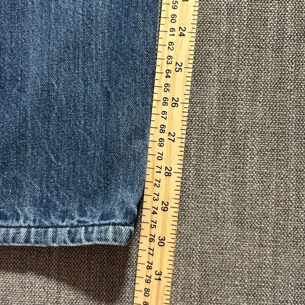 Levis 569 Jeans Mens 32x30 Blue Loose Straight Flap Pocket Denim